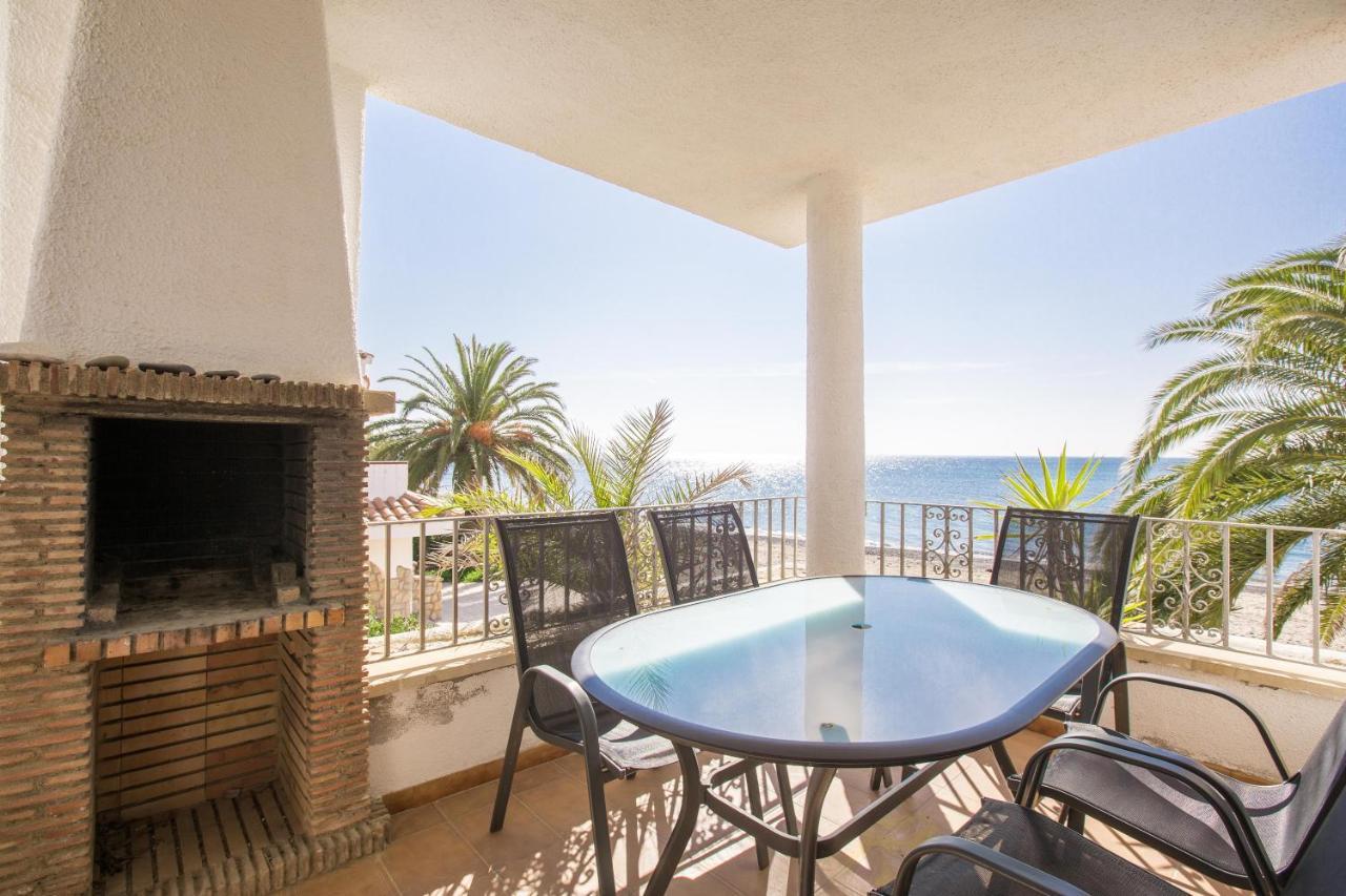 Ferienwohnung Mistral Seafront Up. Vistas Al Mar Mont-roig del Camp Exterior foto